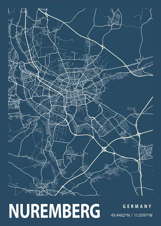 Nuremberg Blueprint Street