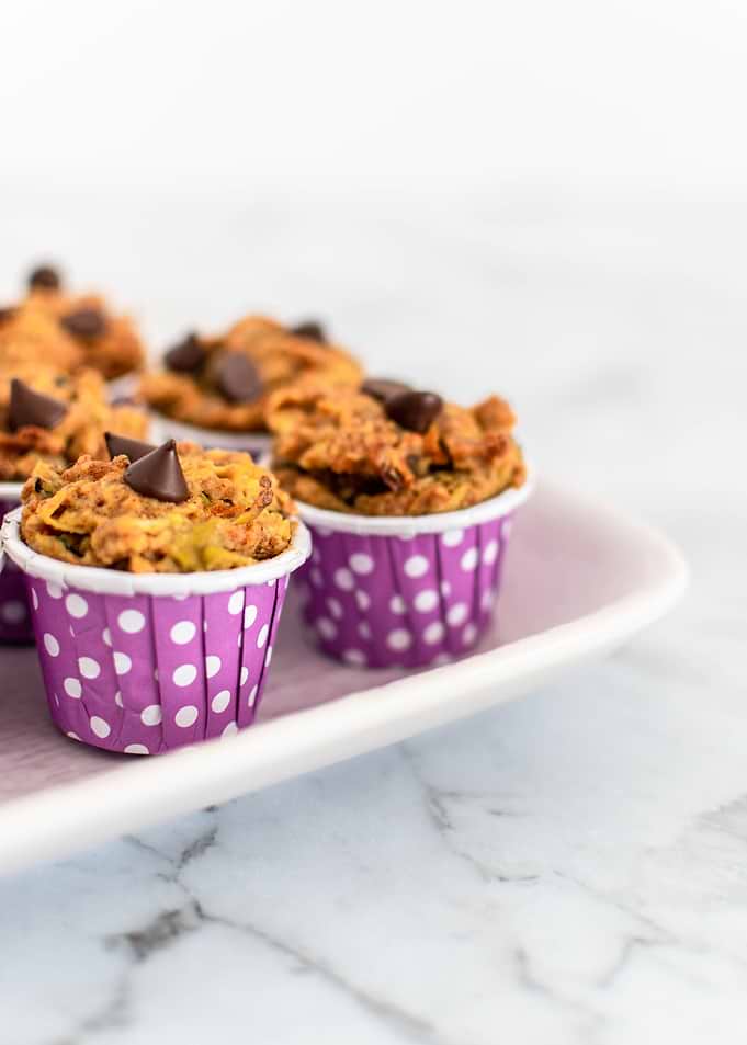 Muffins on a plate