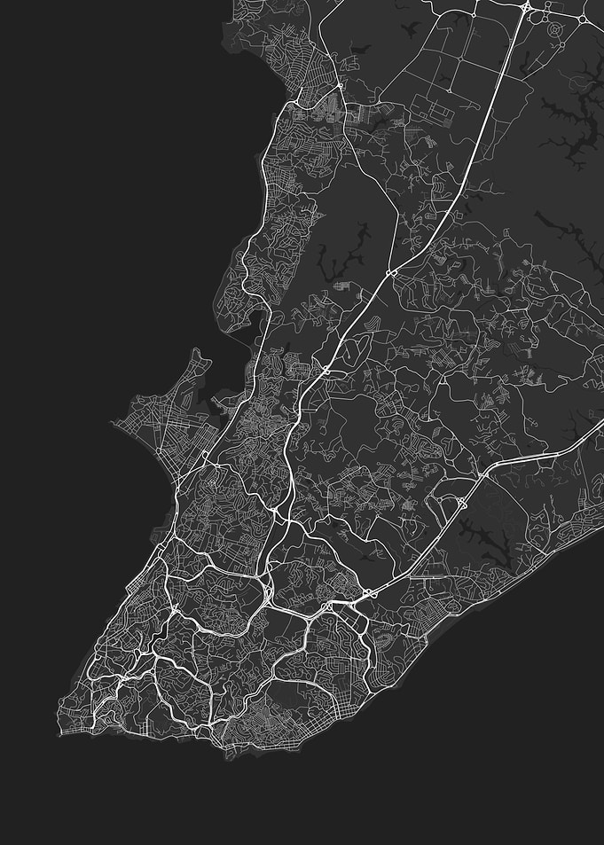 Salvador Brazil Map