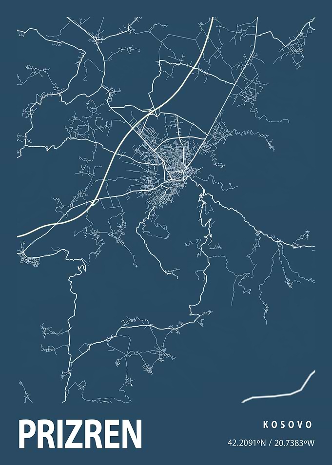 Prizren Blueprint Street