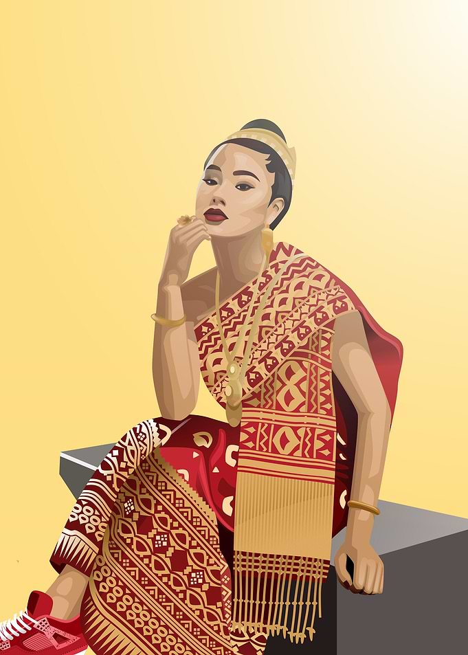 Woman In Traditional Cloth