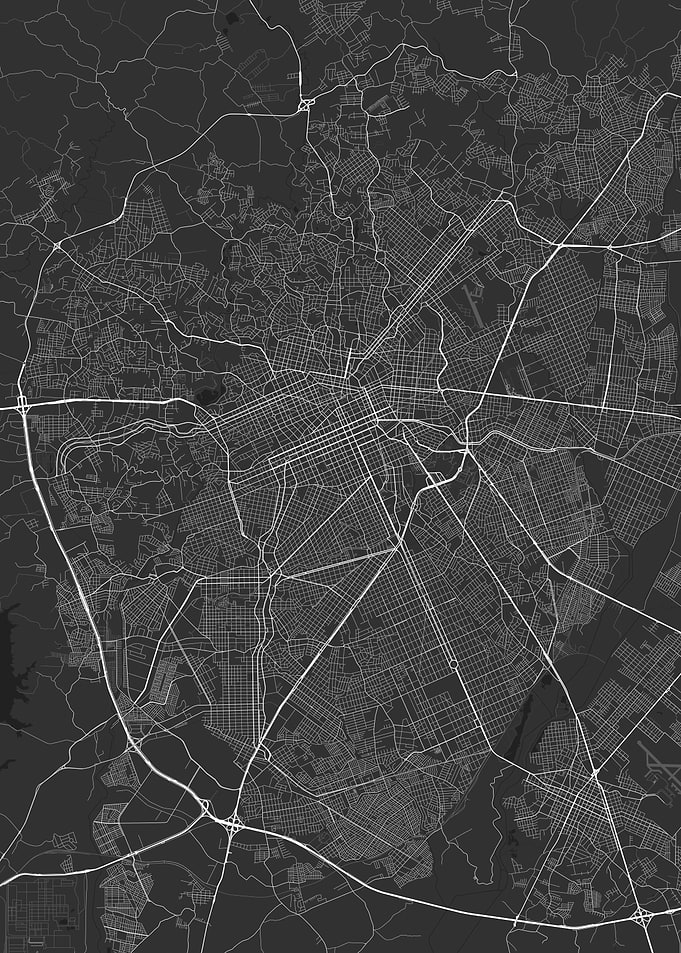 Curitiba Brazil Map