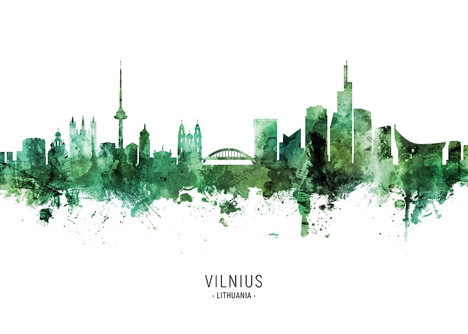 Vilnius Skyline Lithuania