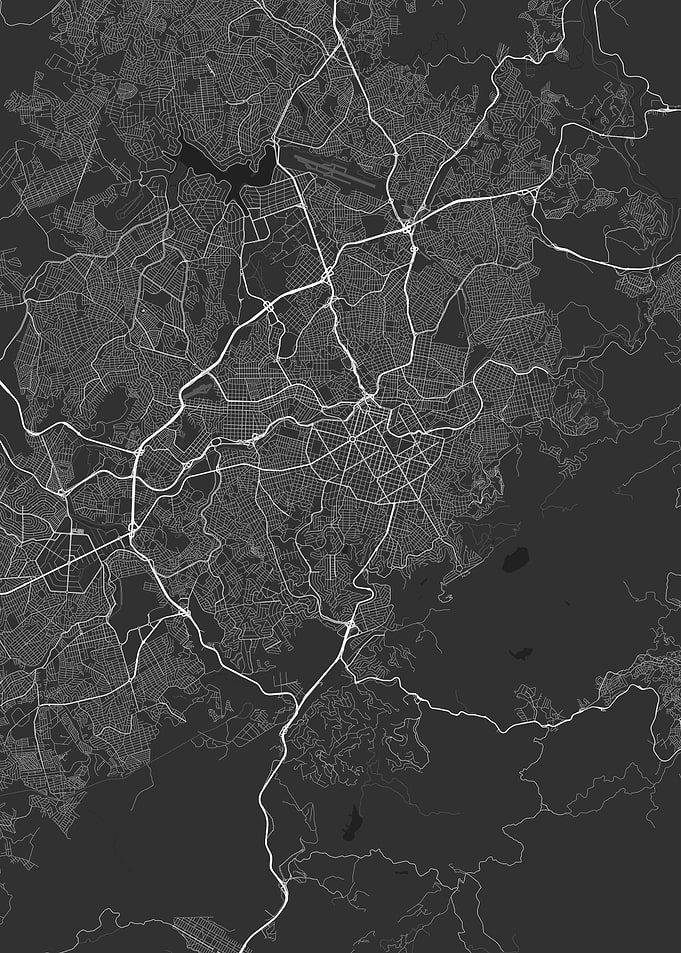 Belo Horizonte Brazil Map