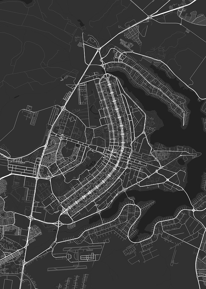 Brasilia Brazil Map