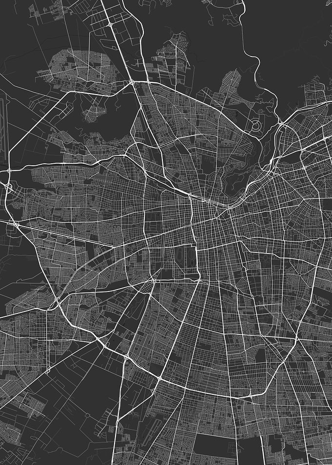 Santiago Chile Map