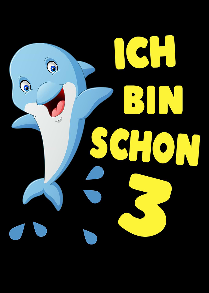 Delfin Kinder Geburtstag
