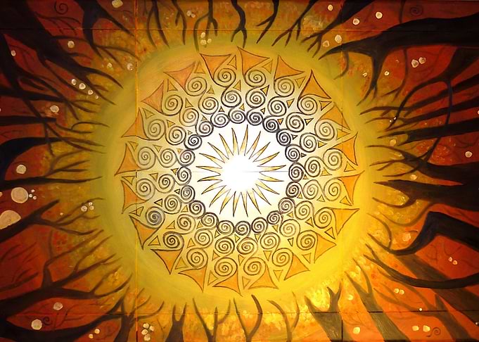 Sun in the forest