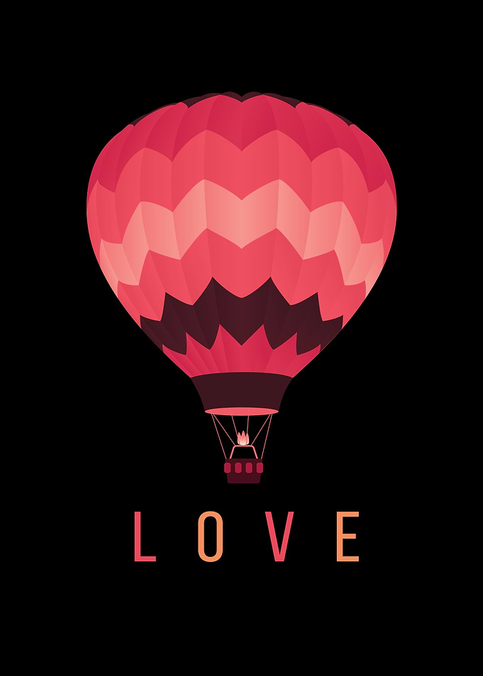 Hot Air Balloon Love