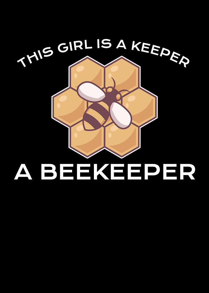 This girl is a beekeeper