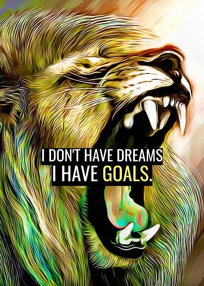 I have goals