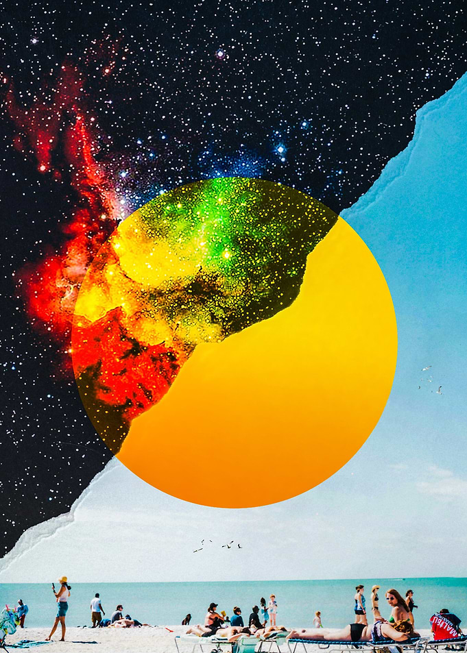 The Solar Star Torn Paper