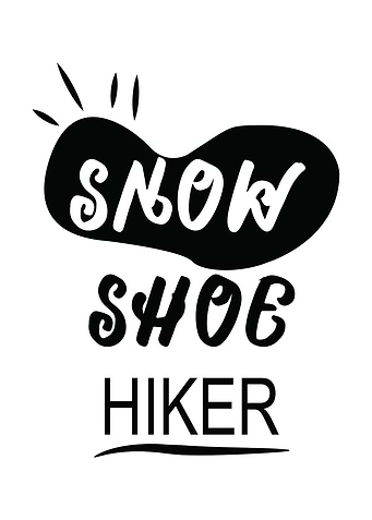 Snowshoe Hiker