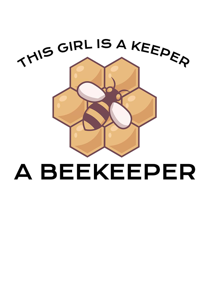 This girl is a beekeeper