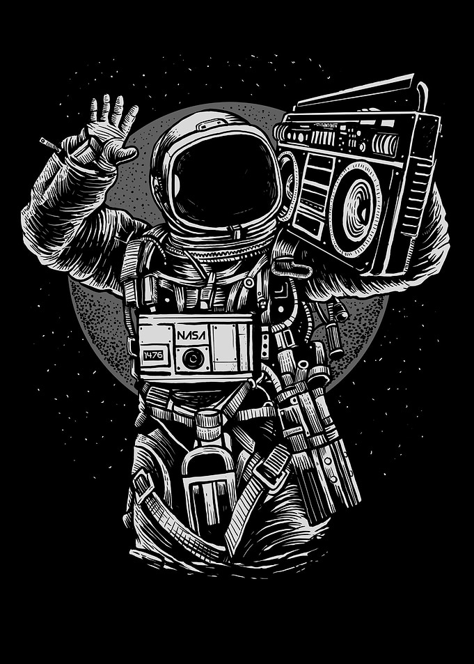 Astronaut Boombox