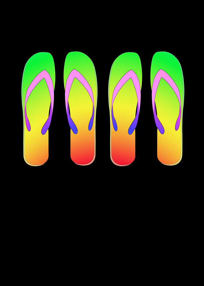 Beach Vibes Shoe Sun
