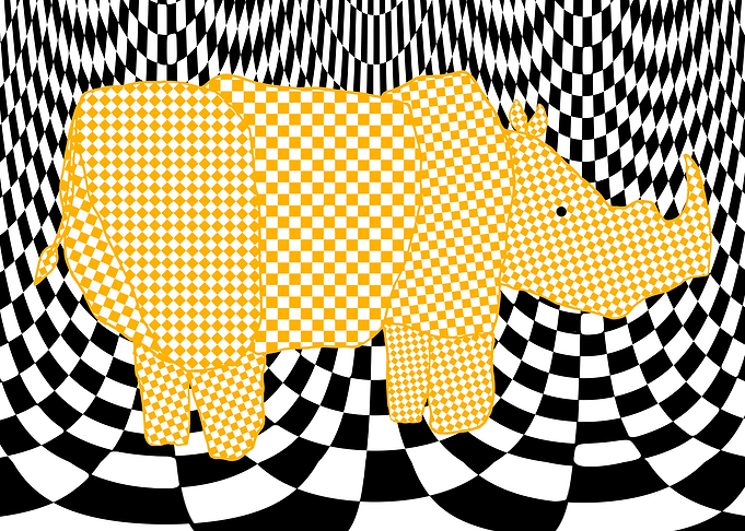 Yellow rhinoceros