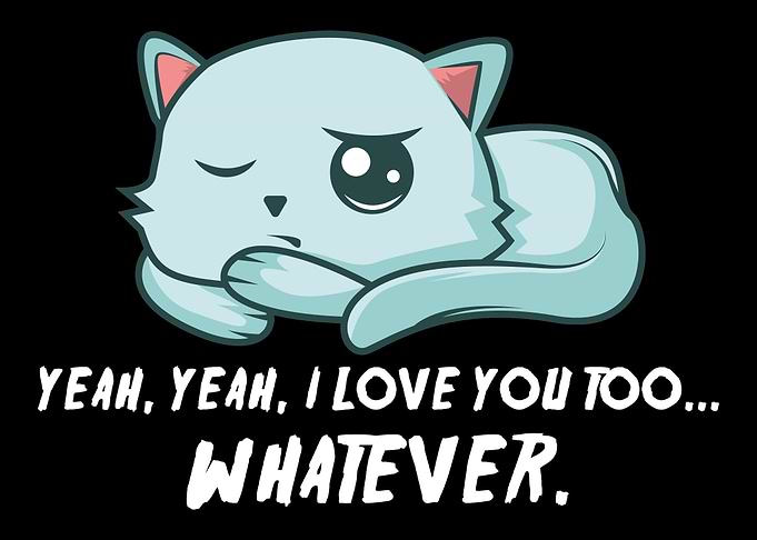 Yeah yeah I love you too