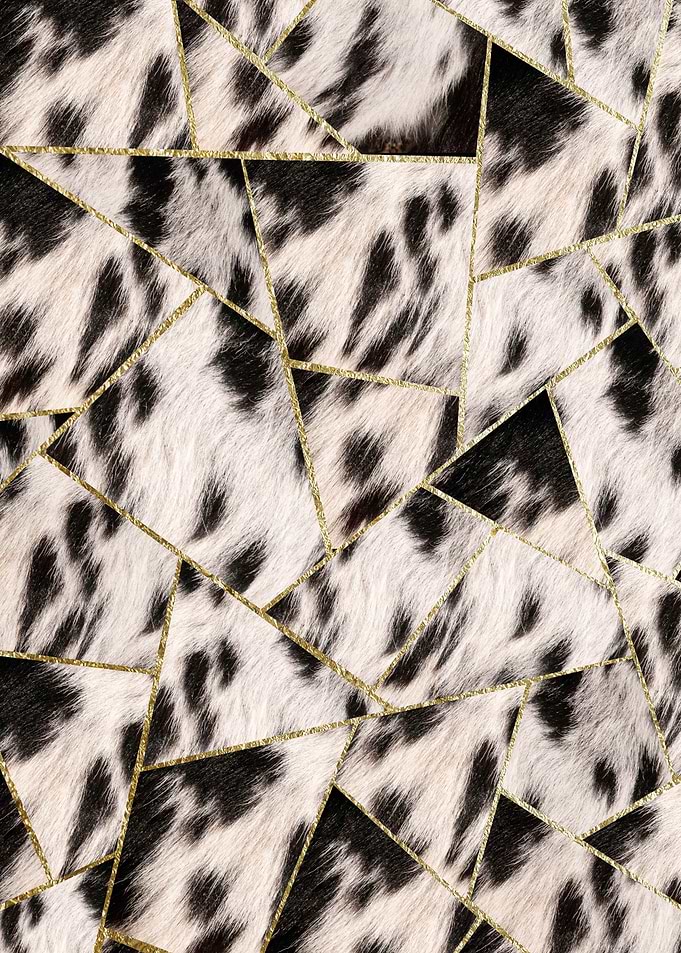 Animal Fur Gold Geo Glam 1