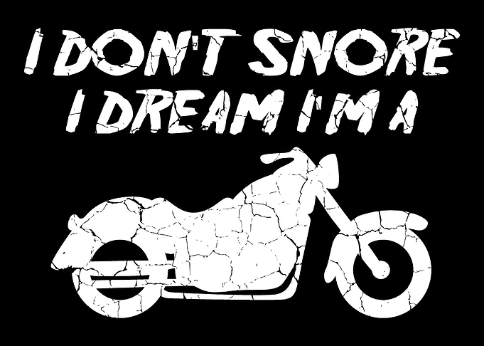 I dont snore I dream Im