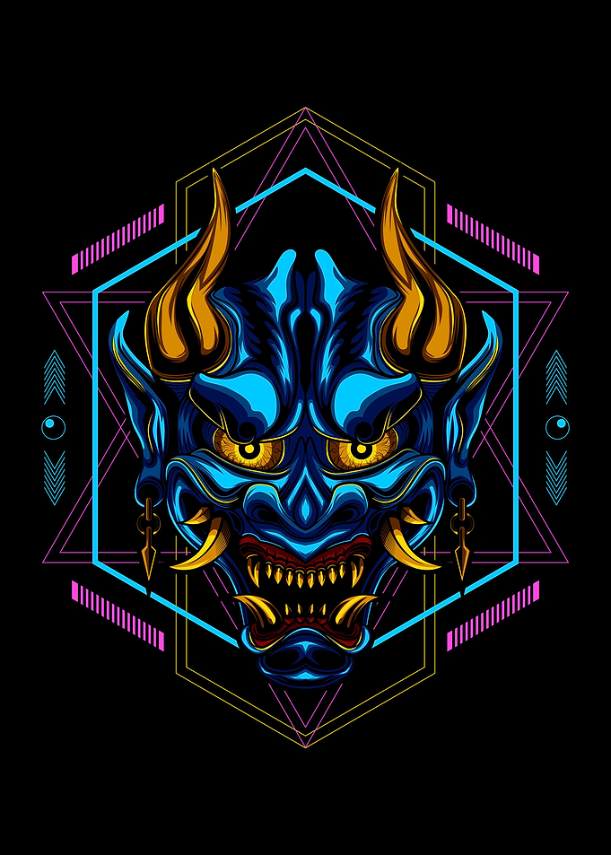 Ronin Devil Geometry Scary
