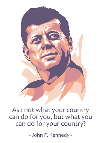 John F Kennedy Cartoon