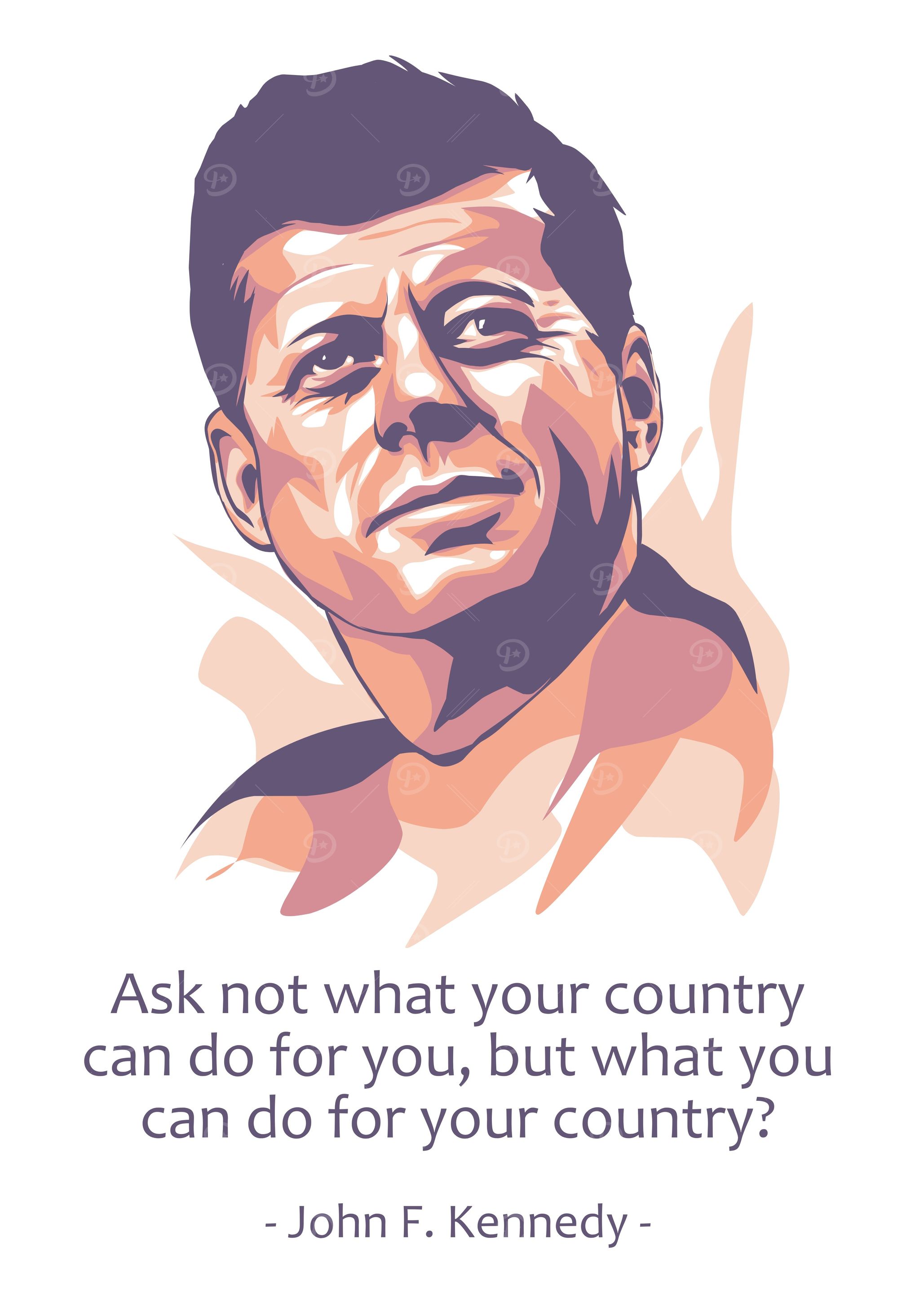 John F Kennedy Cartoon