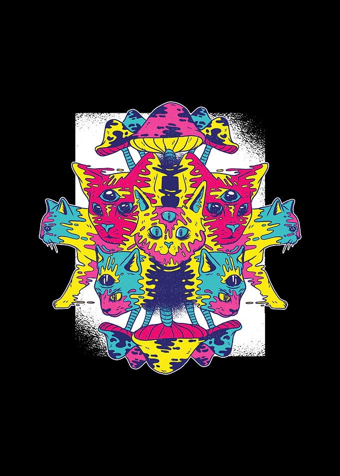 Psychedelic Cats