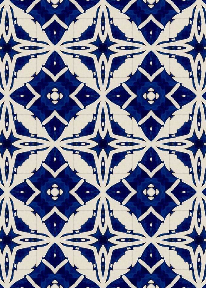 Intense Blue Pattern 19
