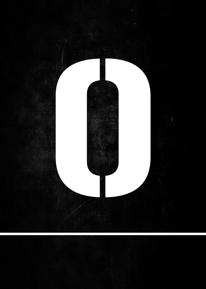 Gamer Letter O Print