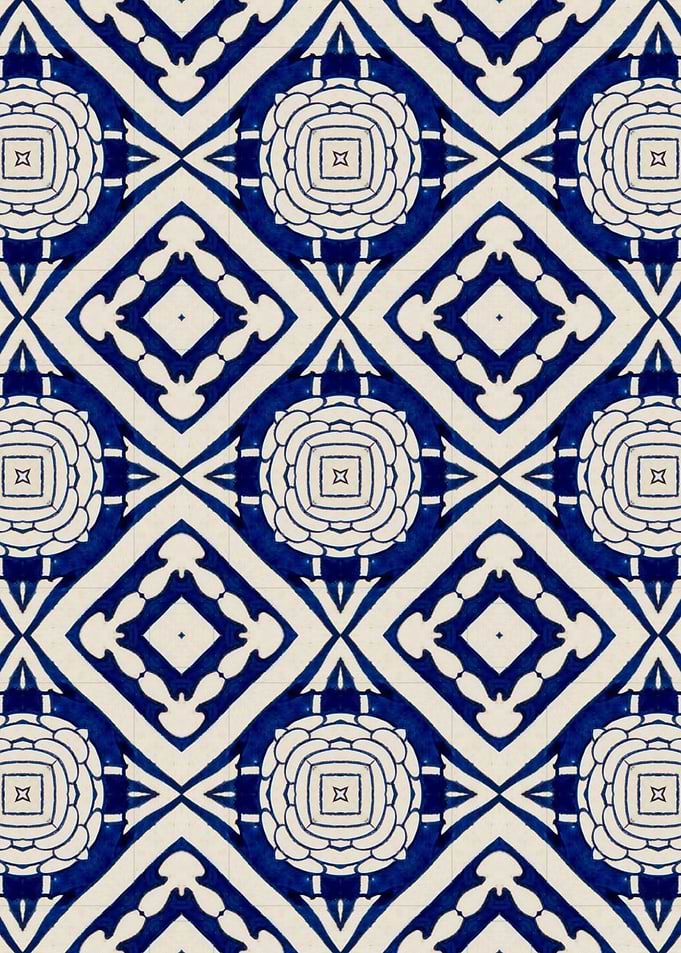Intense Blue Pattern 20