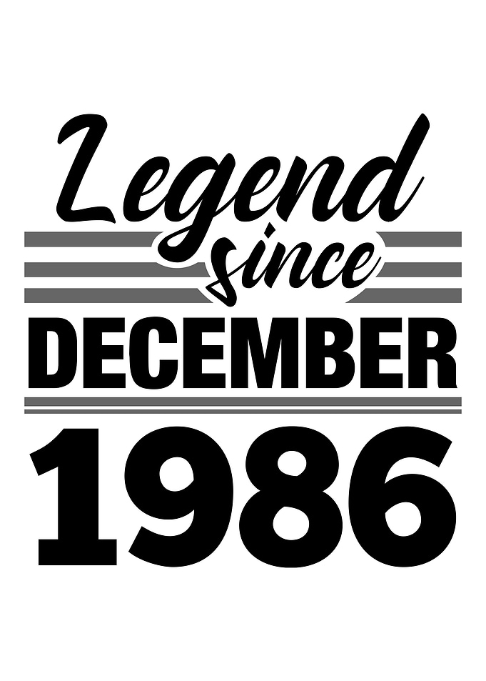 Legend Since December 1986