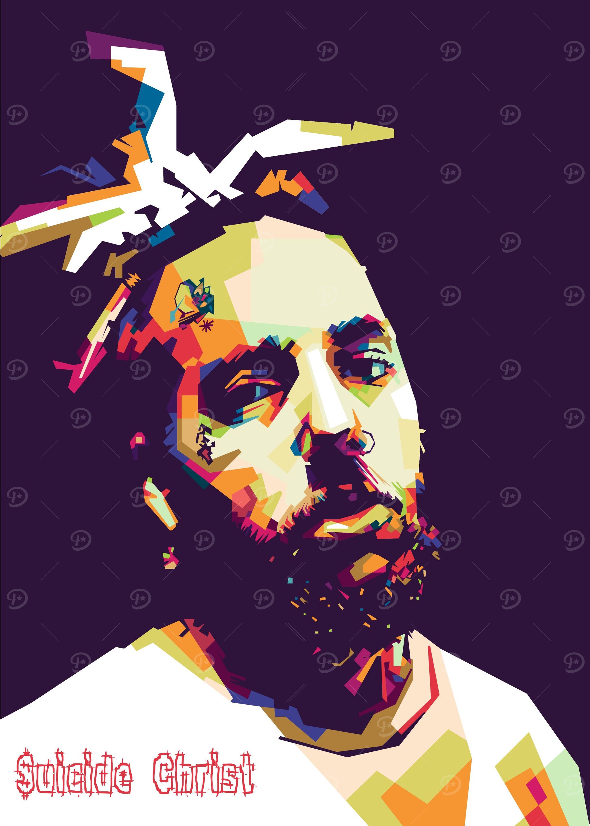 Suicide Christ WPAP popart