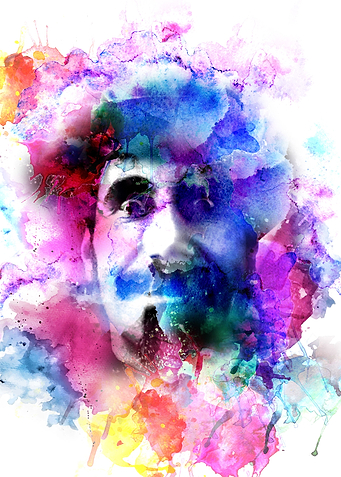 Serj Tankian watercolor