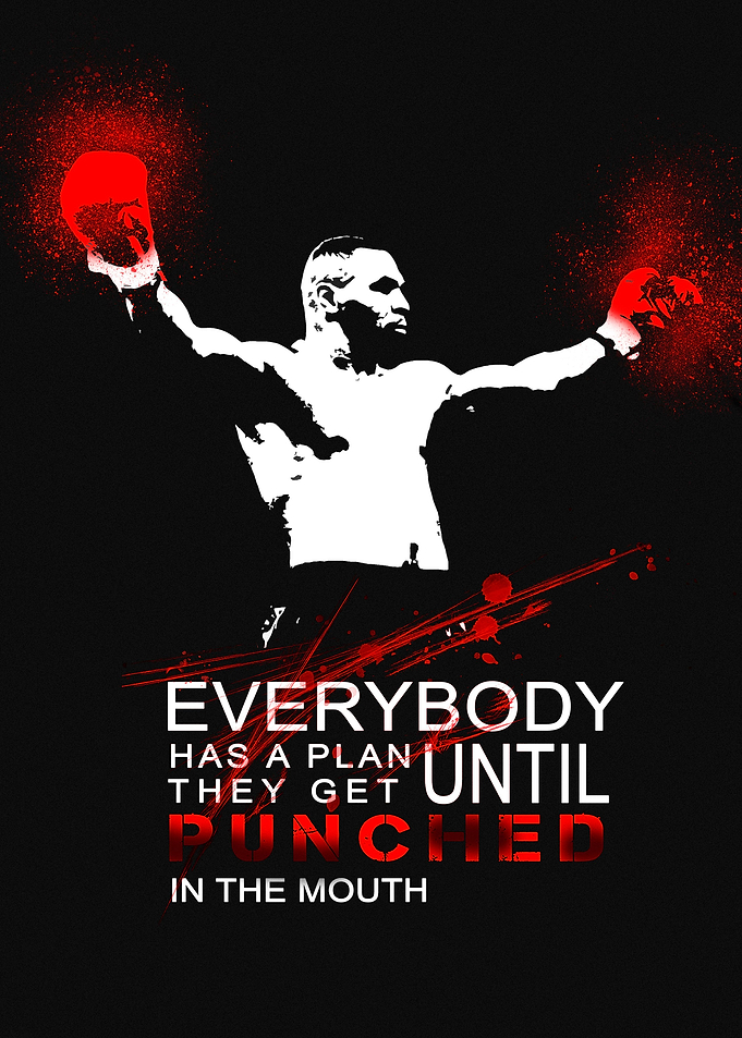 MIKE TYSON Red Splash