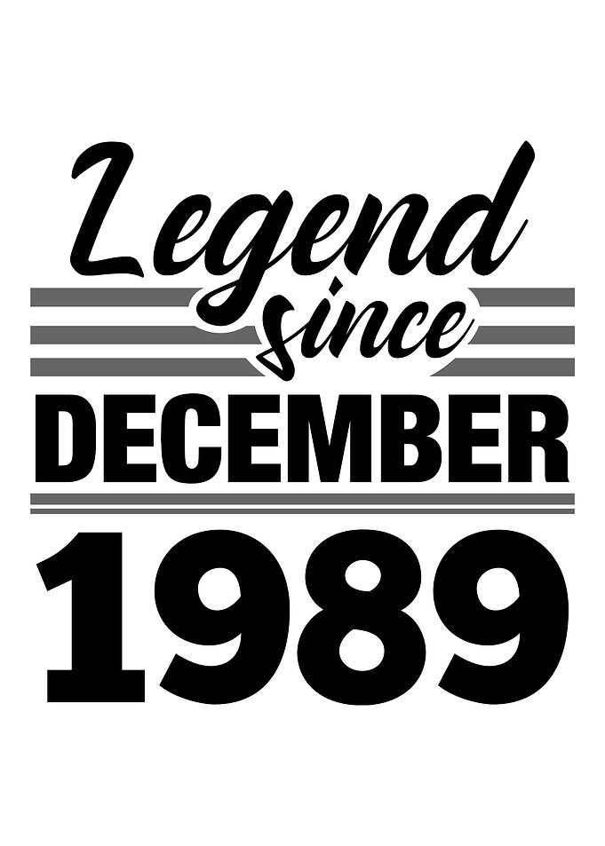 Legend Since December 1989