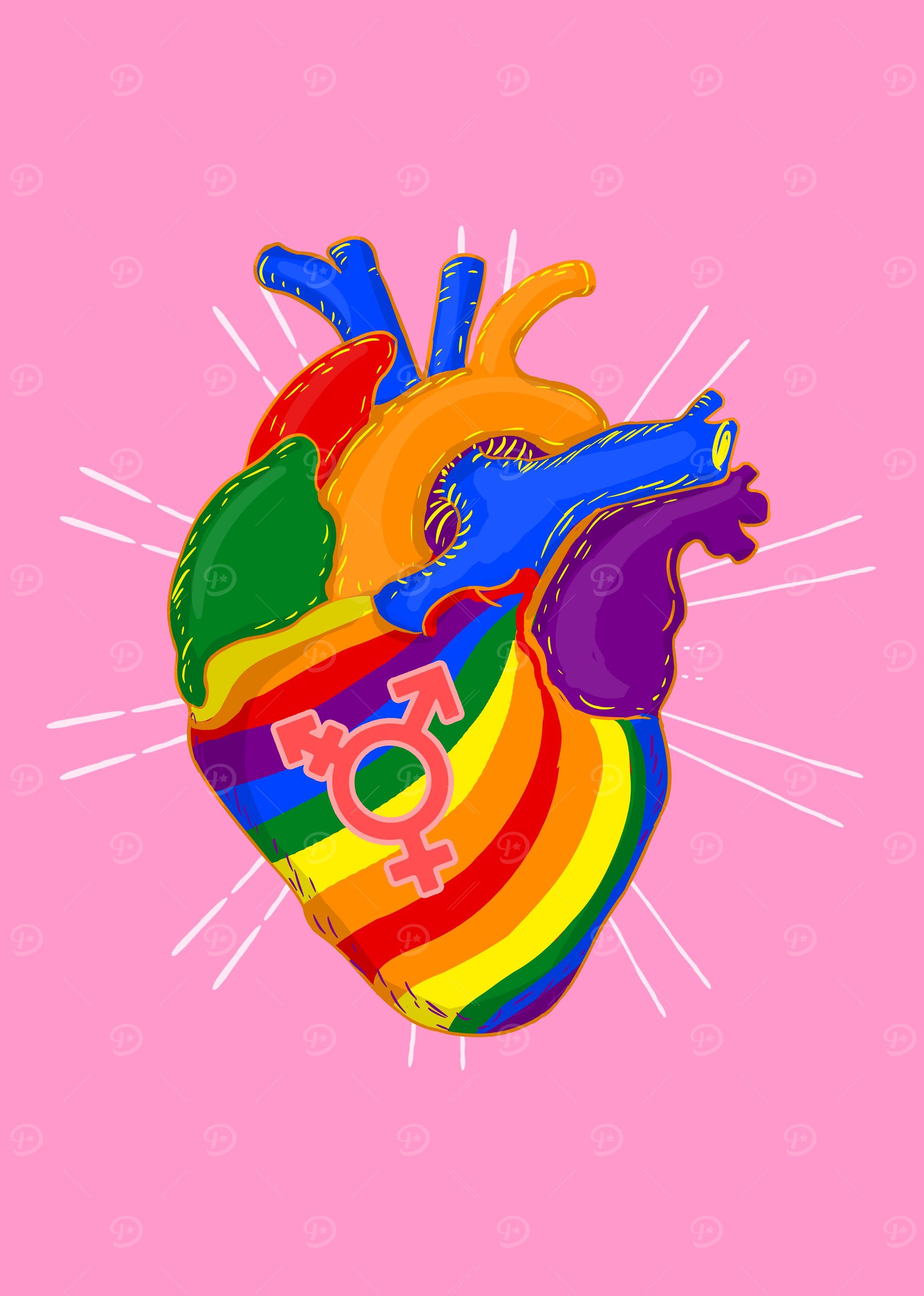 LGBTQ Heart