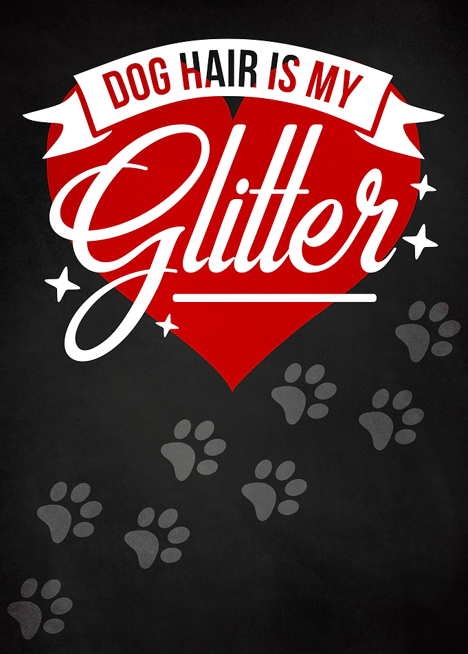 DOG HAIR GLITTER CHALK