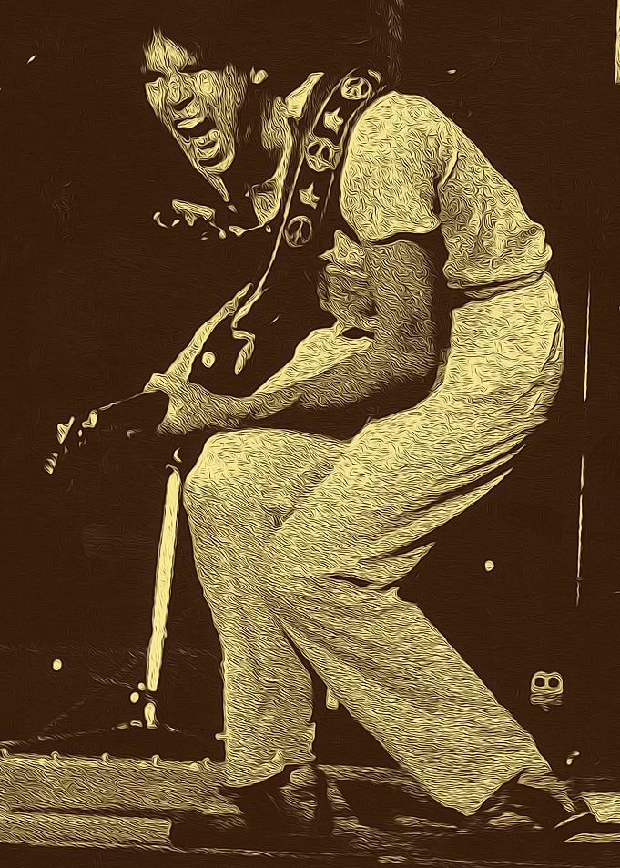 Neil Young Retro Vintage 8