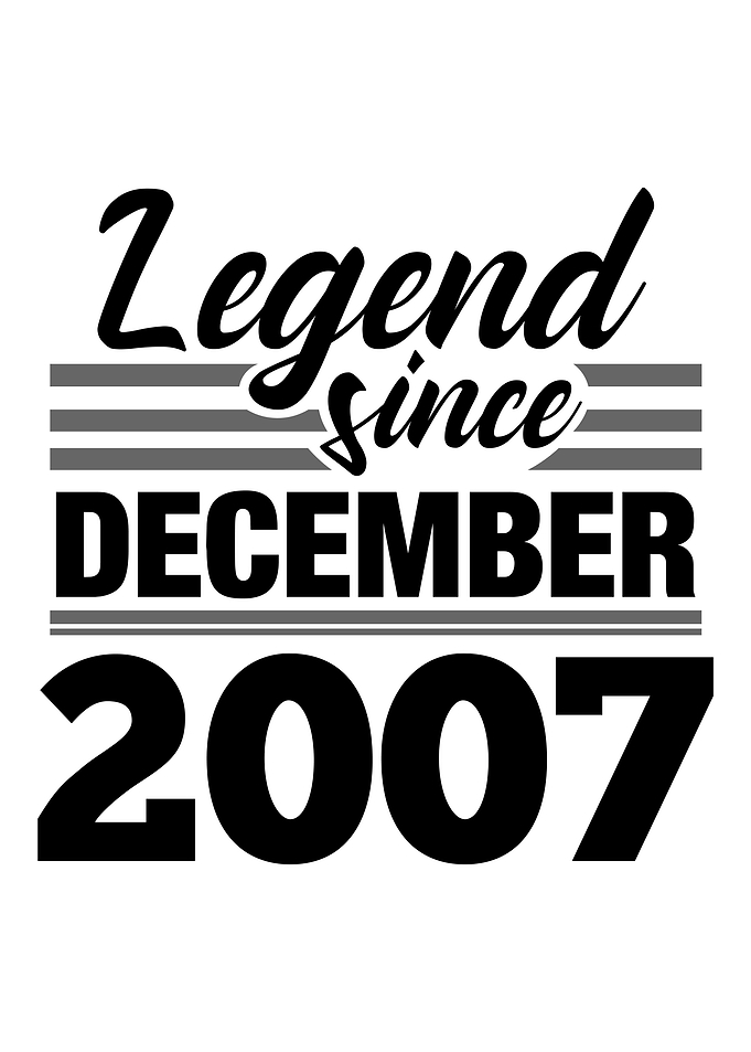 Legend Since December 2007