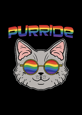 Purride Cat LGBT Pride