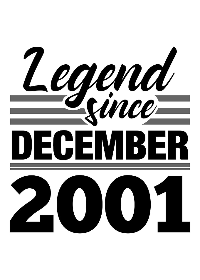 Legend Since December 2001