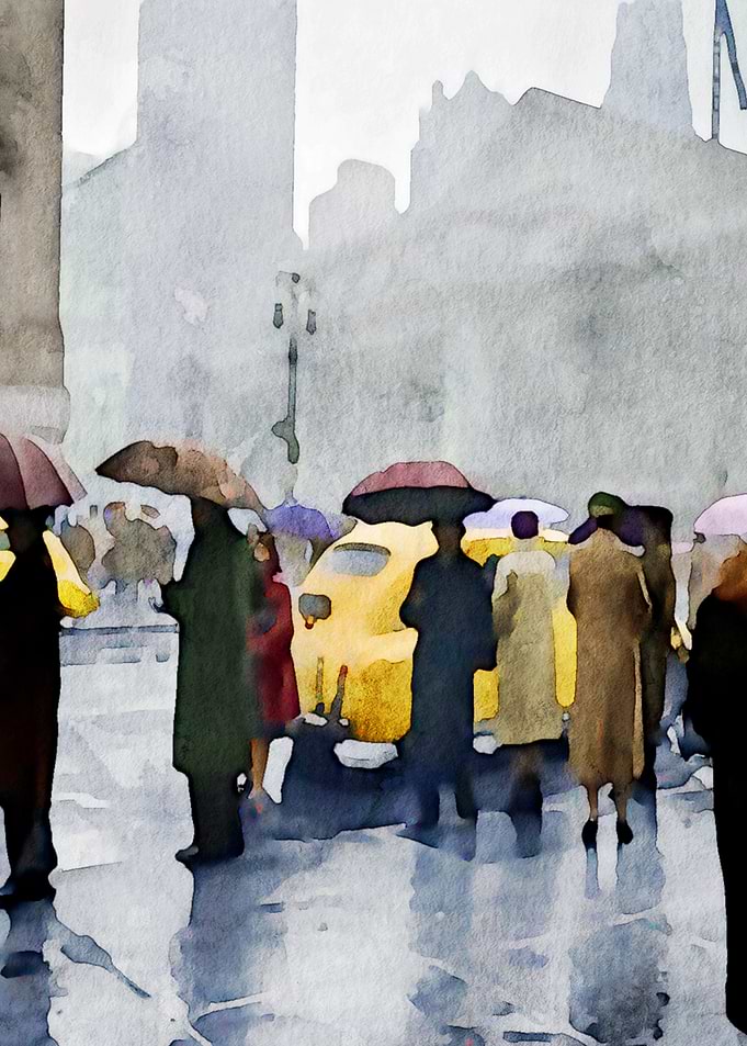 Taxi In The Rain