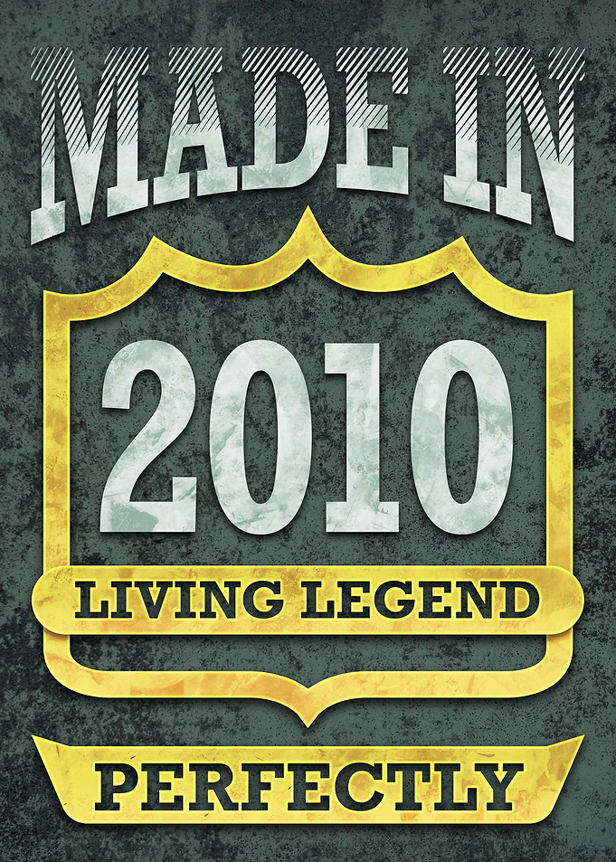 Made In 2010 Birthday Gift
