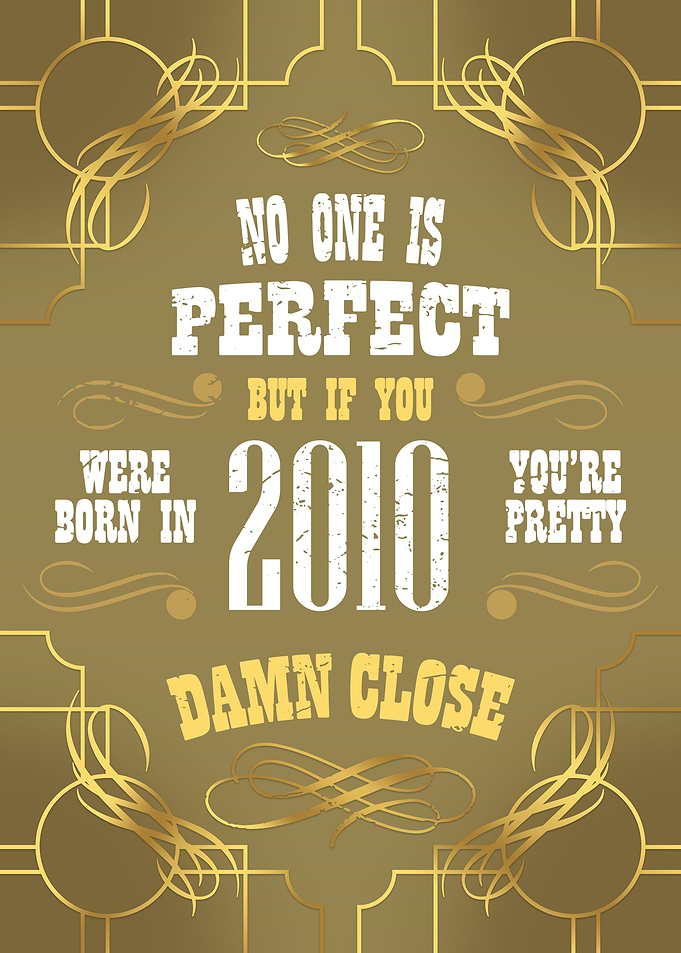 2010 No One is Perfect