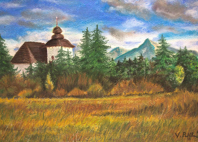 Slovak landscape in autumn
