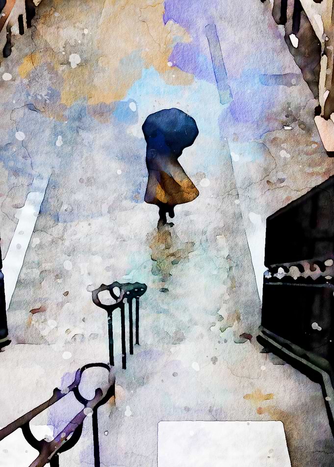 Heading To The Subway