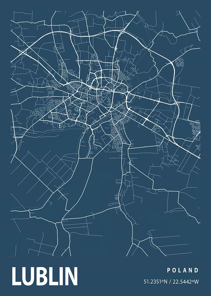 Lublin Blueprint Street
