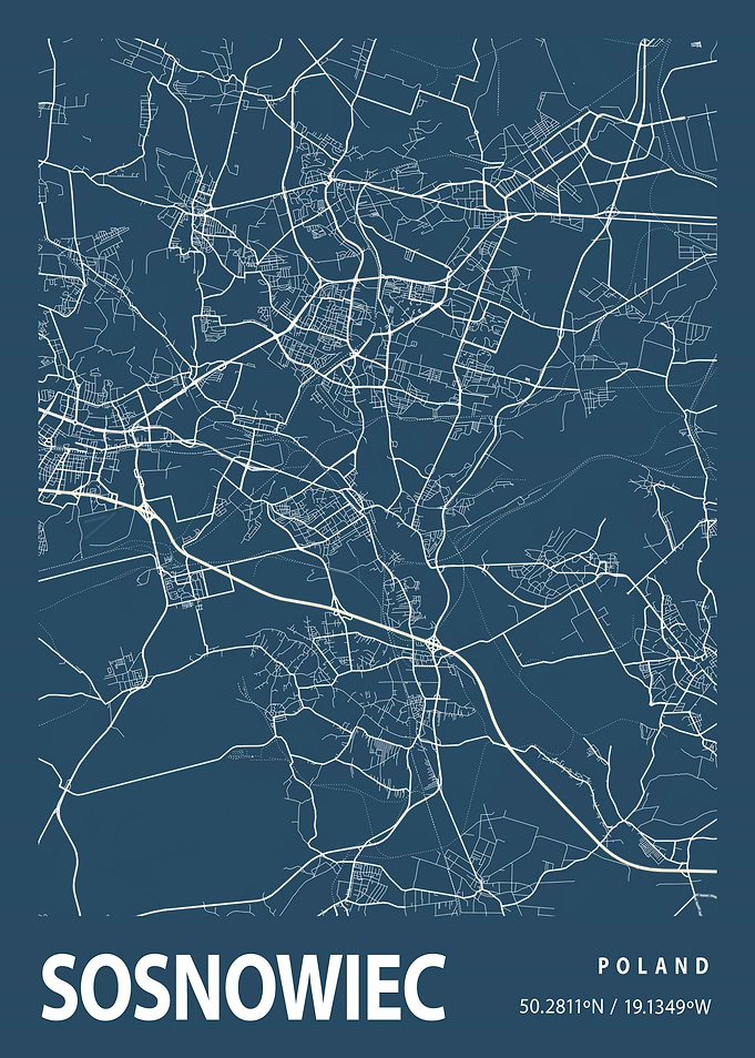 Sosnowiec Blueprint Street