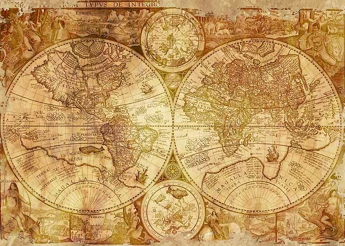 Vintage World Map